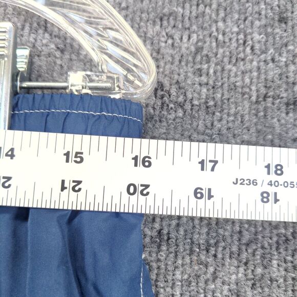 Travel Smith Men's Track Pants Blue Large Drawstring Waist Ankle Zip Mesh Lined - Picture 11 of 12